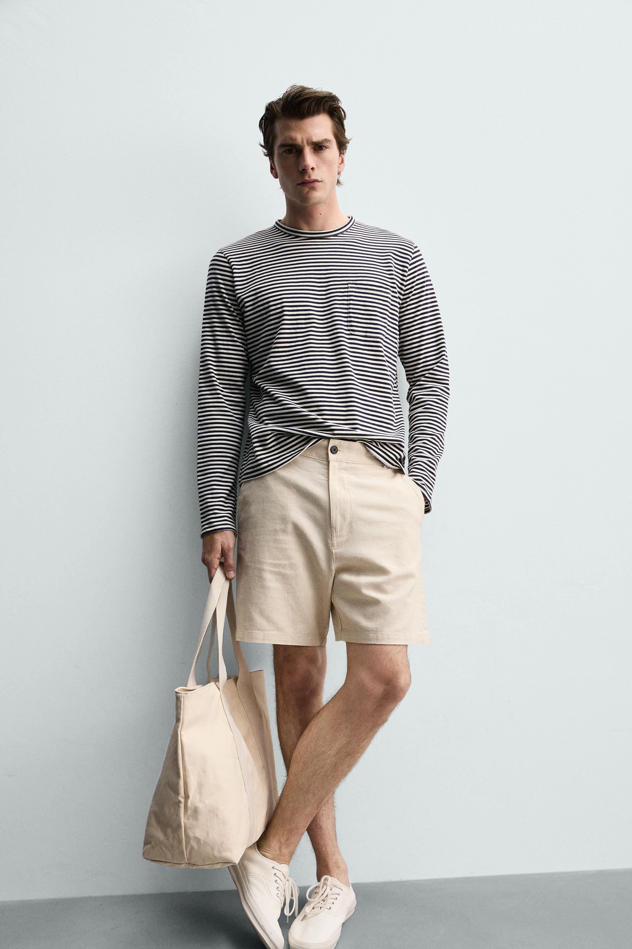 SHORT REGULAR FIT STRUCTURÉ